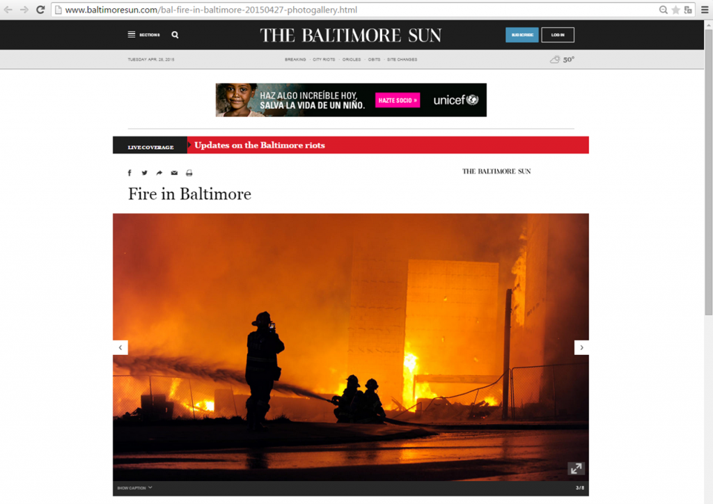 Fuego en Baltimore 2